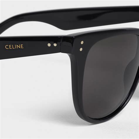 Celine Sunglasses Black Frame, Brown Lenses, 58MM